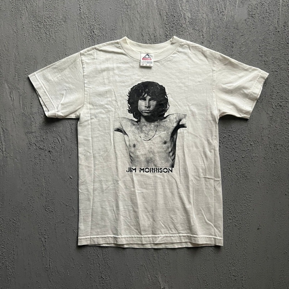 Vintage Jim Morrison Shirt Small White 1990s The Doors